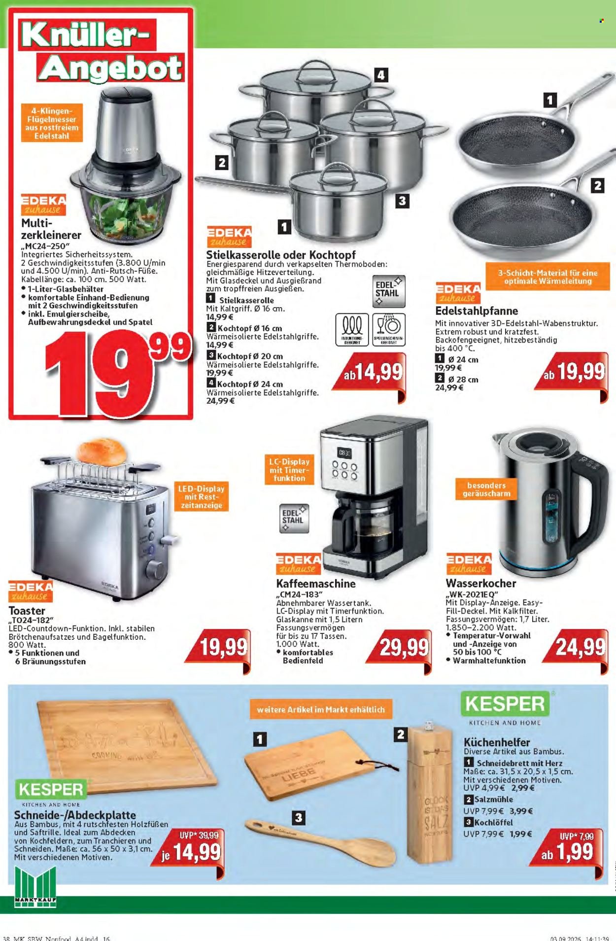 MARKTKAUF Prospekt - Ab Montag 14.09.2026