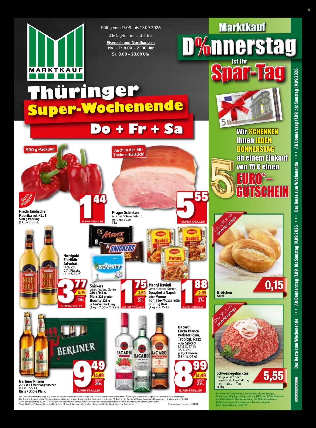 MARKTKAUF Prospekt - Ab Montag 14.09.2026