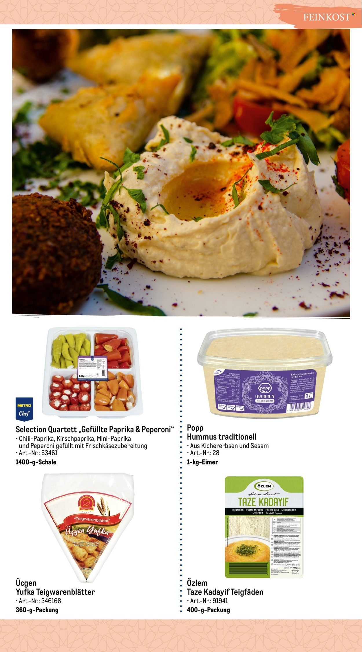 METRO Angebote - Highlights Orientalische Gastronomie