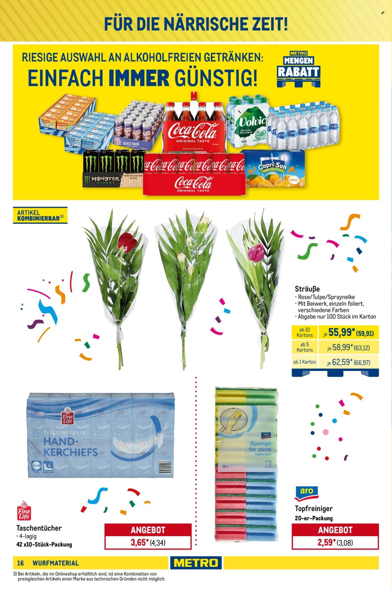 METRO Prospekt - Wurfmaterial Karneval
