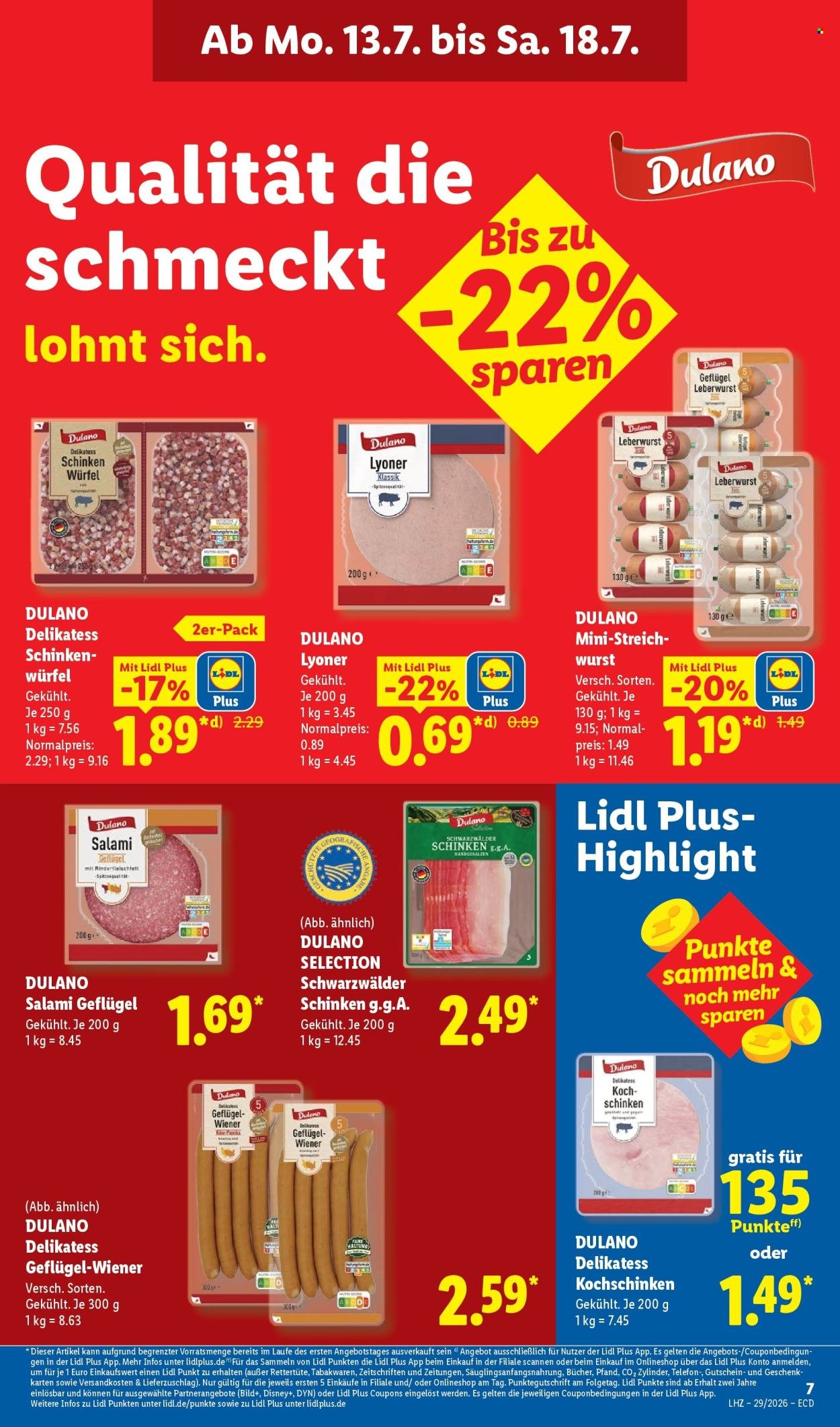 LIDL Prospekt - Ab Montag 13.07.2026