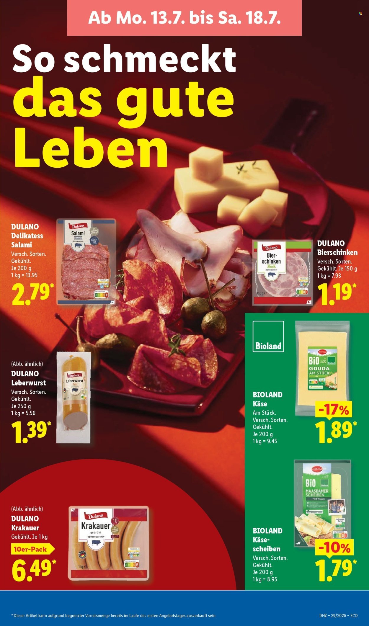 LIDL Prospekt - Ab Montag 13.07.2026