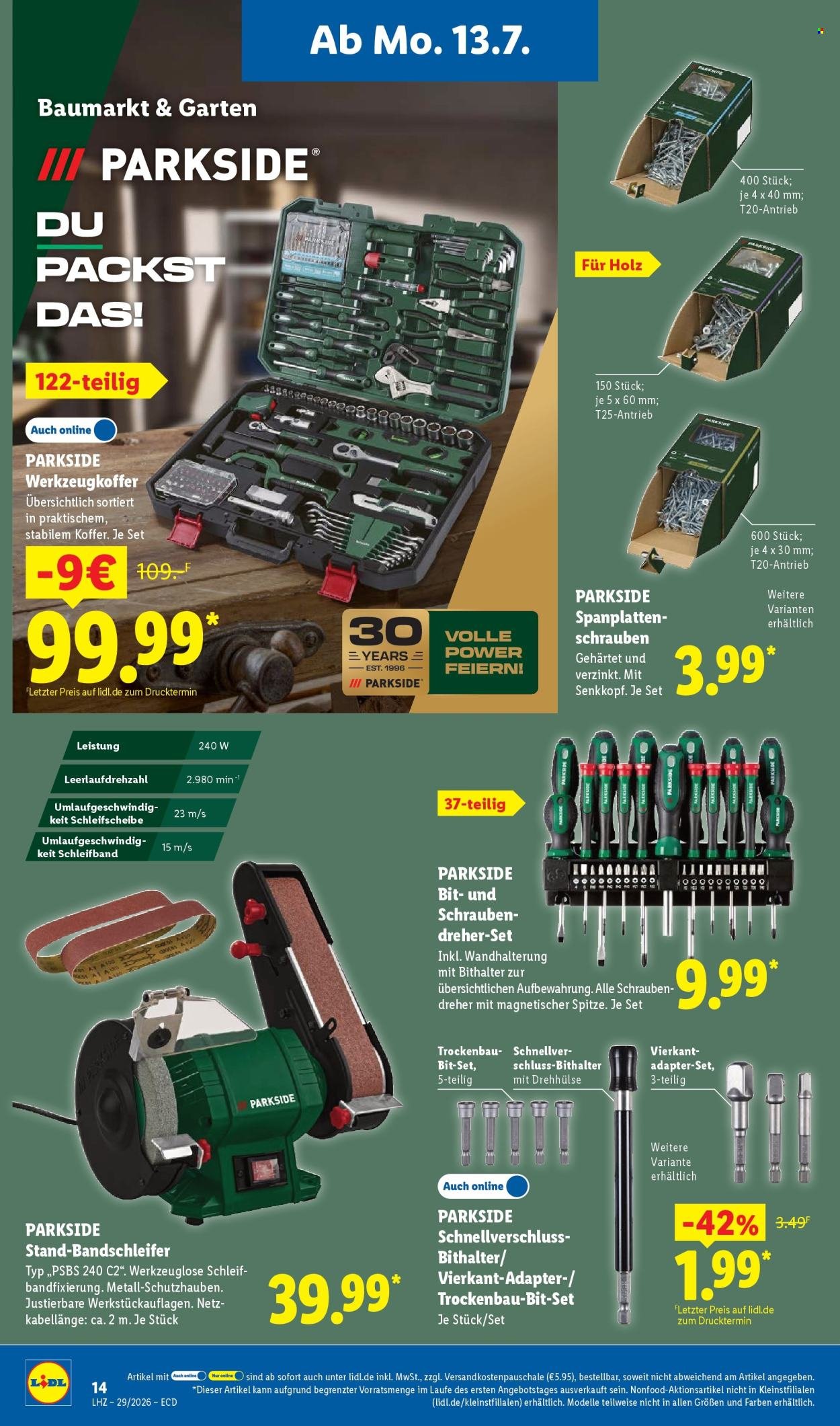 LIDL Prospekt - Ab Montag 13.07.2026