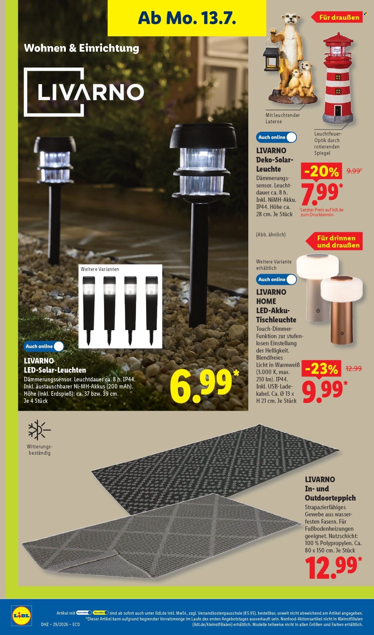 LIDL Prospekt - Ab Montag 13.07.2026
