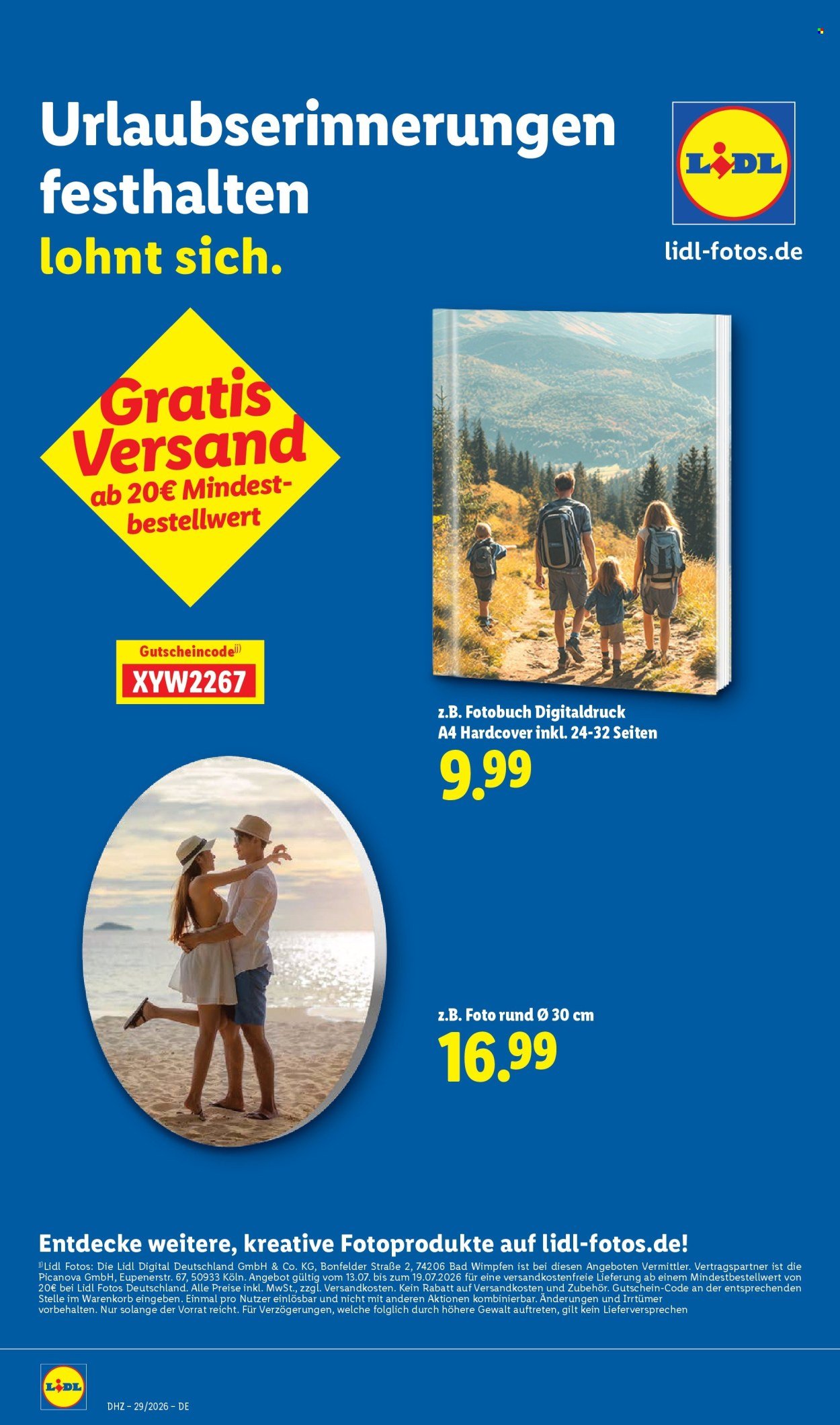 LIDL Prospekt - Ab Montag 13.07.2026