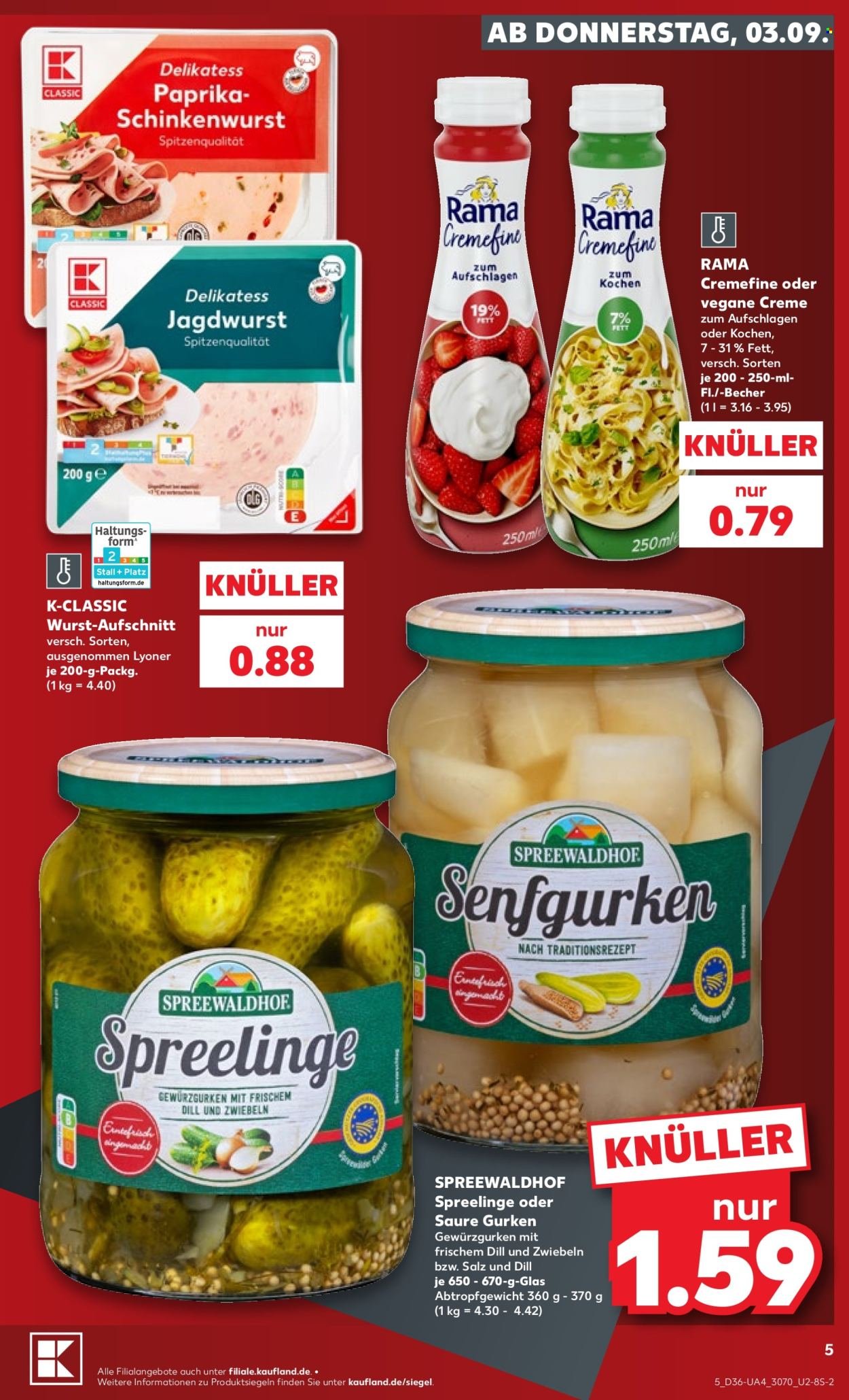 KAUFLAND Prospekt - Ab Donnerstag 3.09.2026