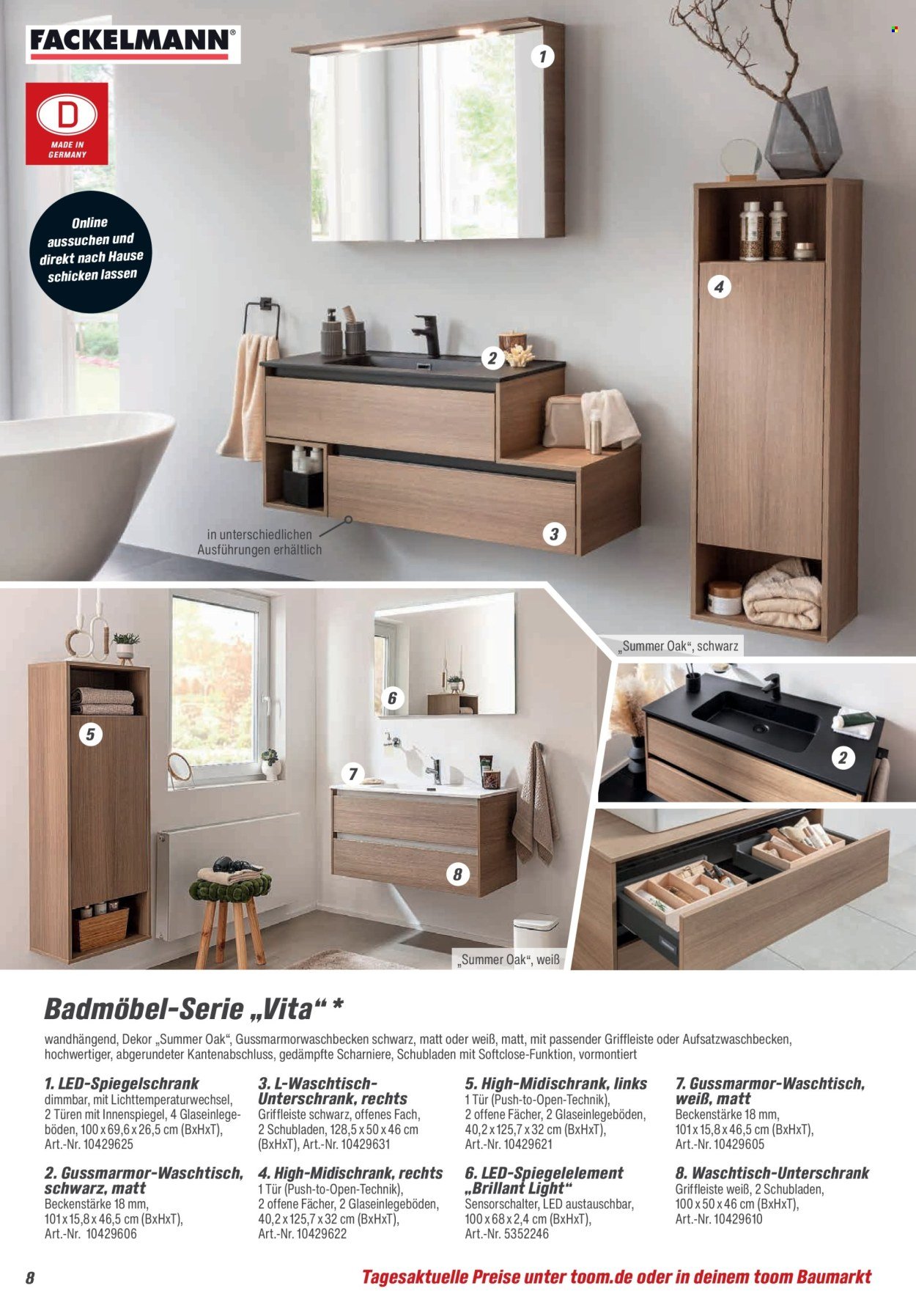 TOOM BAUMARKT Prospekt - Bad, Sanitär & Zubehör