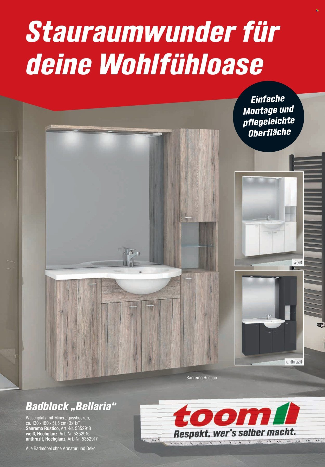TOOM BAUMARKT Prospekt - Bad, Sanitär & Zubehör