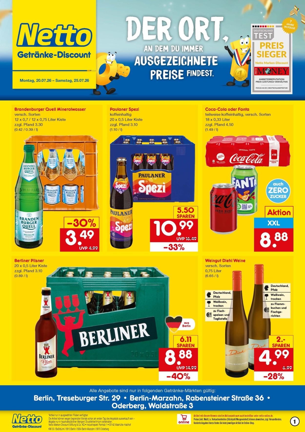 NETTO MARKEN-DISCOUNT Prospekt - Getränkemarkt in deiner Nähe