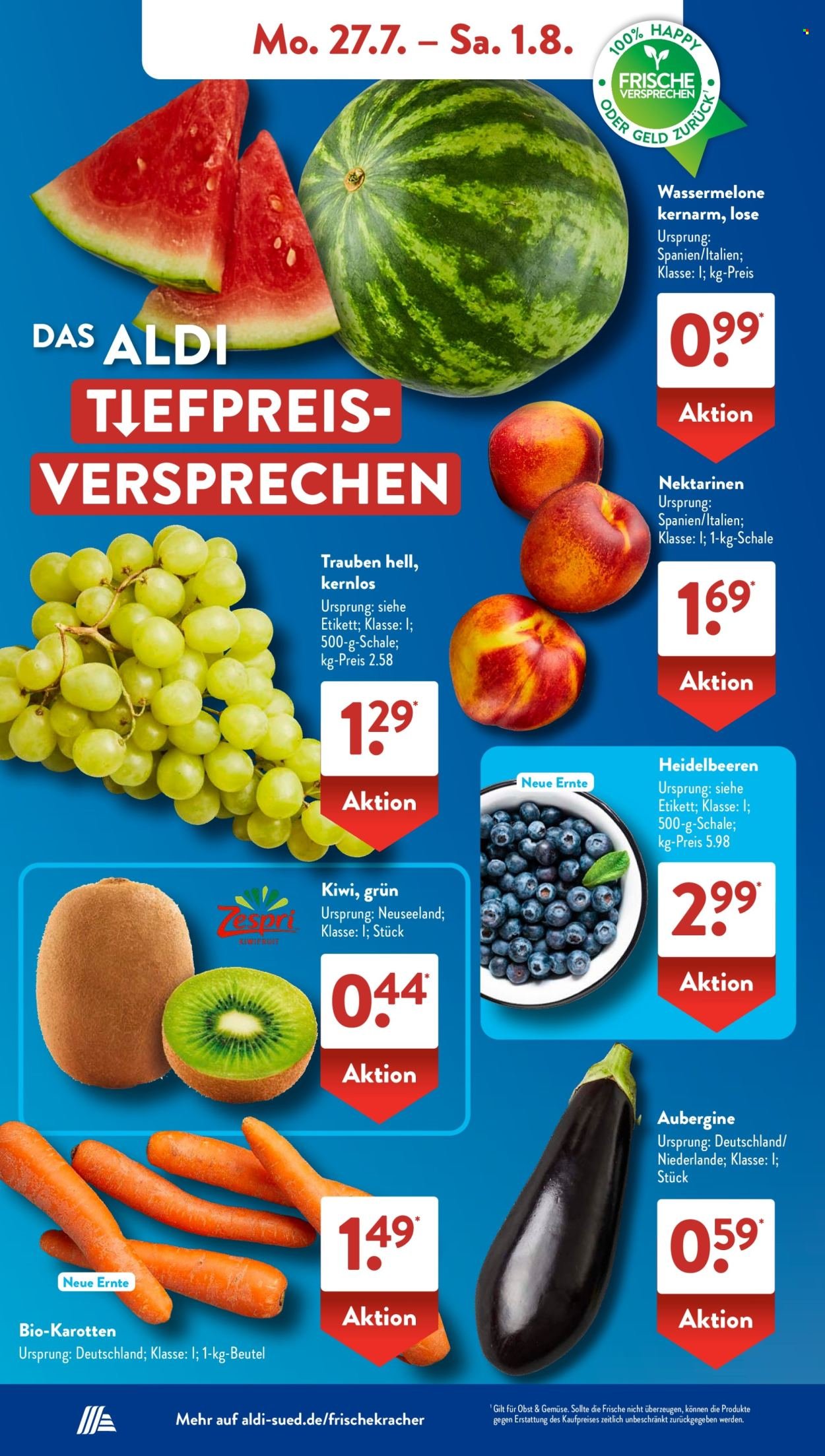 ALDI SÜD Prospekt - Ab Montag 27.07.2026