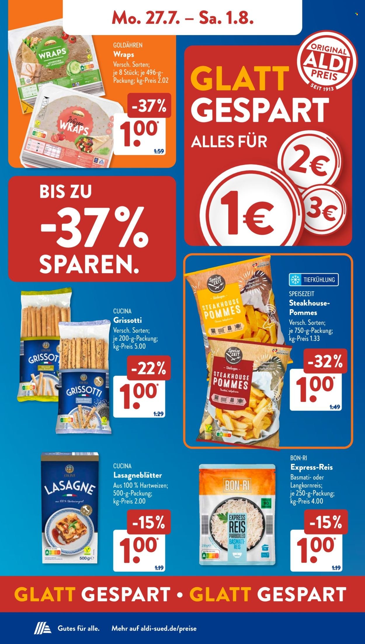 ALDI SÜD Prospekt - Ab Montag 27.07.2026