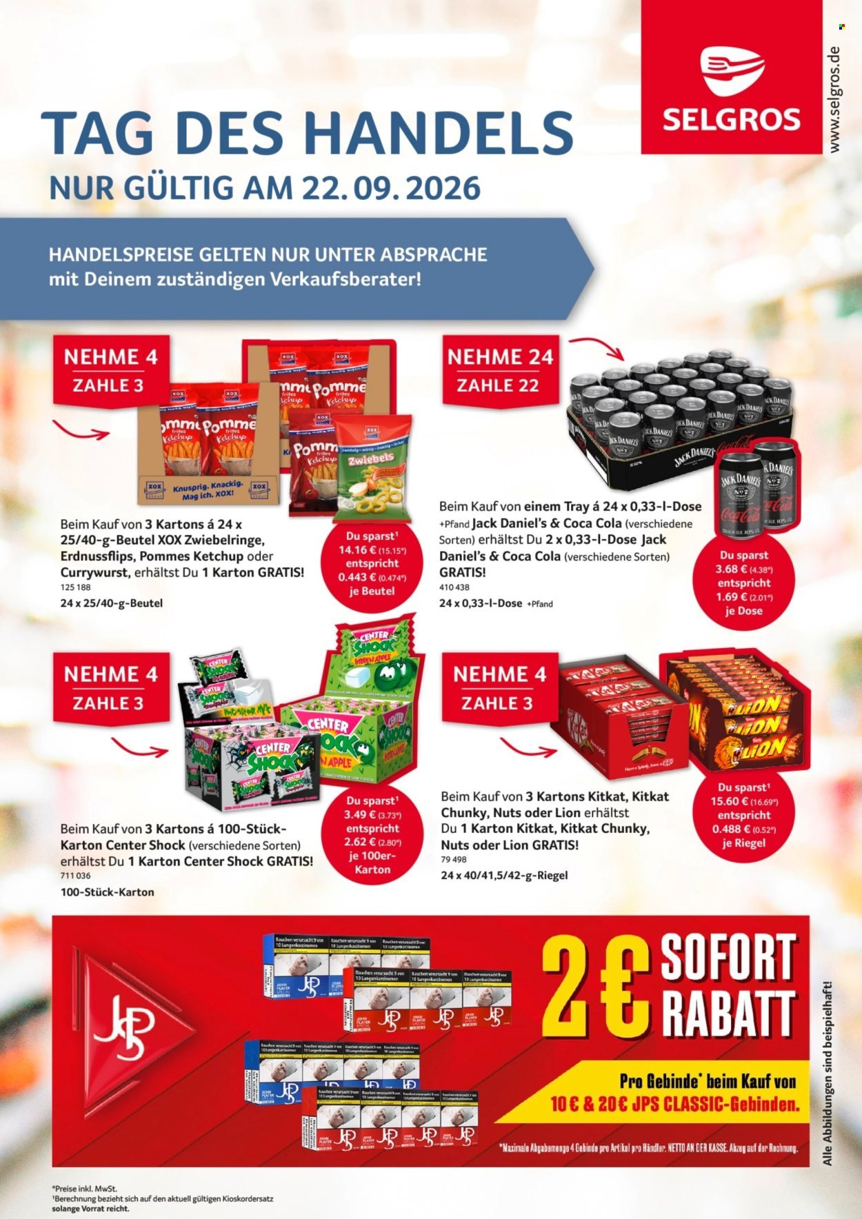 SELGROS Prospekt - Tag des Handels