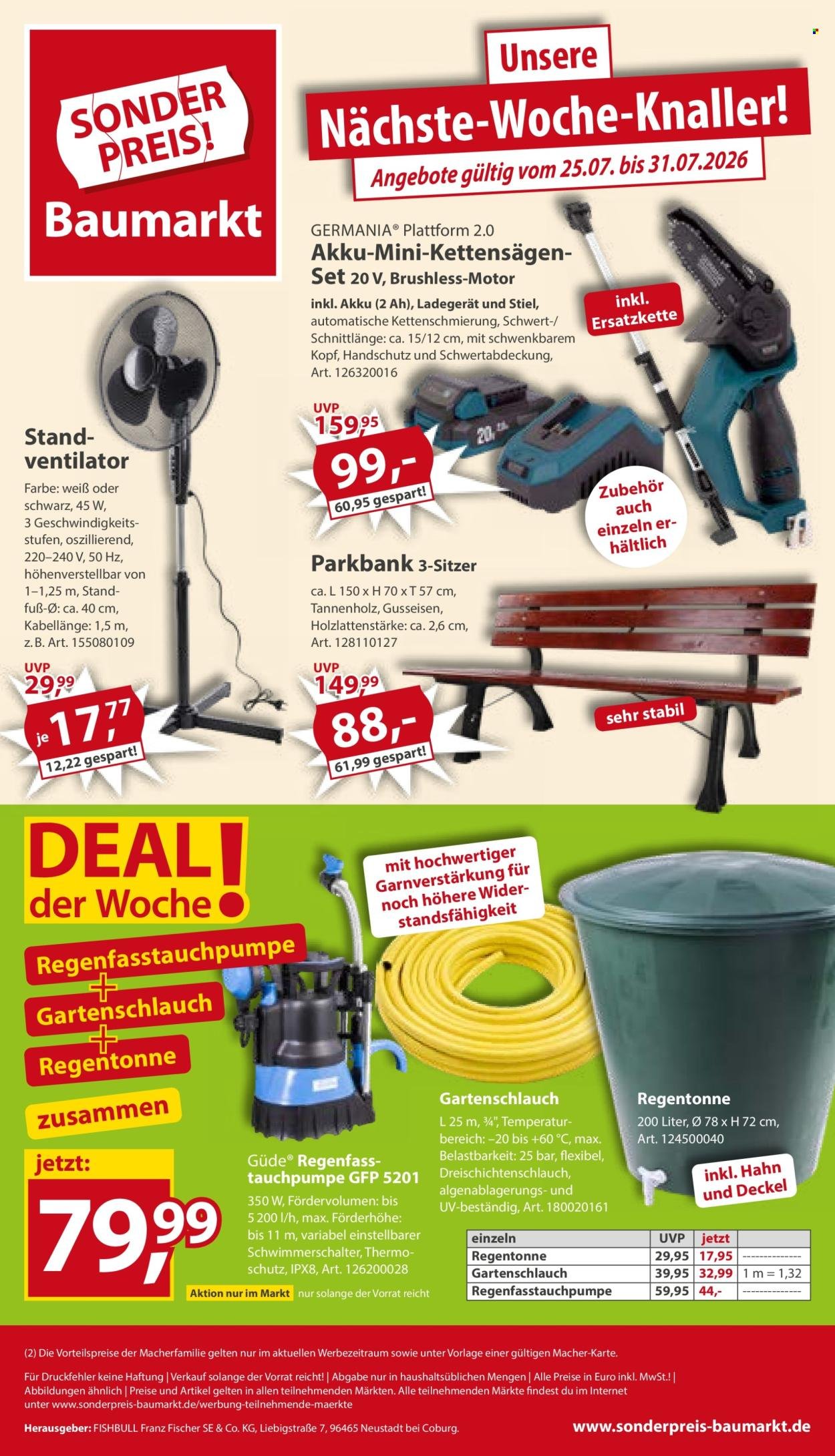 SONDERPREIS-BAUMARKT Prospekt - Ab Samstag 18.07.2026