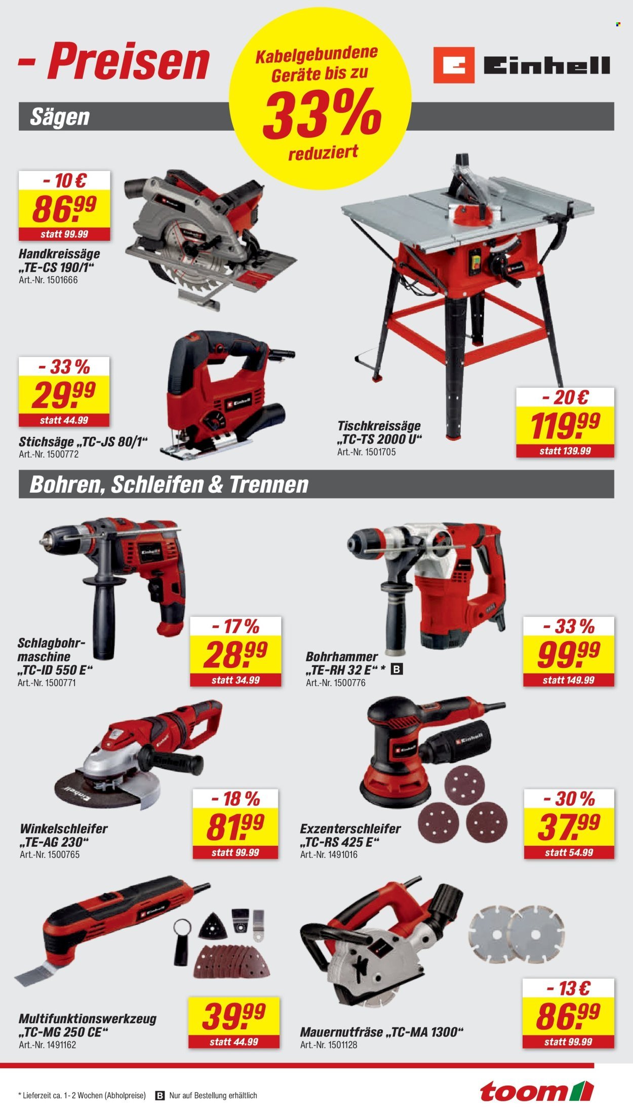 TOOM BAUMARKT Prospekt - Ab Samstag 15.08.2026