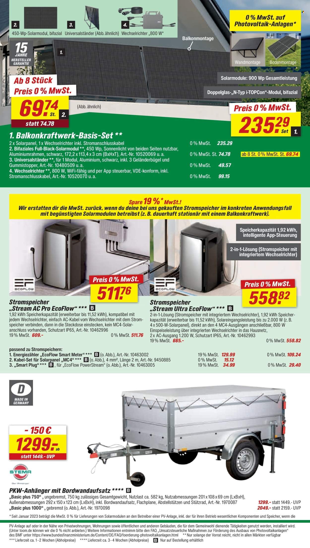 TOOM BAUMARKT Prospekt - Ab Samstag 15.08.2026