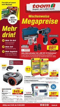 TOOM BAUMARKT Prospekt - Ab Samstag 15.08.2026