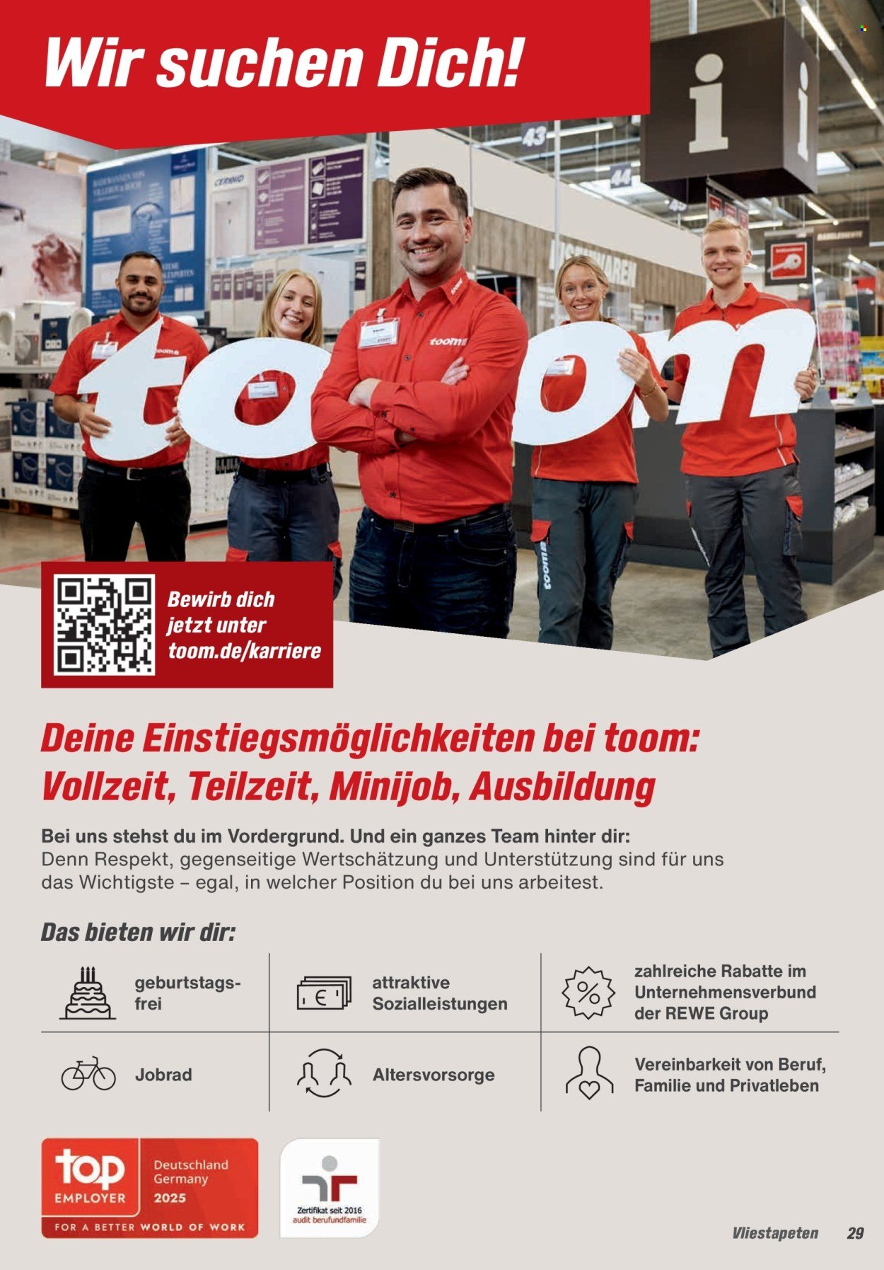 TOOM BAUMARKT Angebote - Leuchten & Tapeten