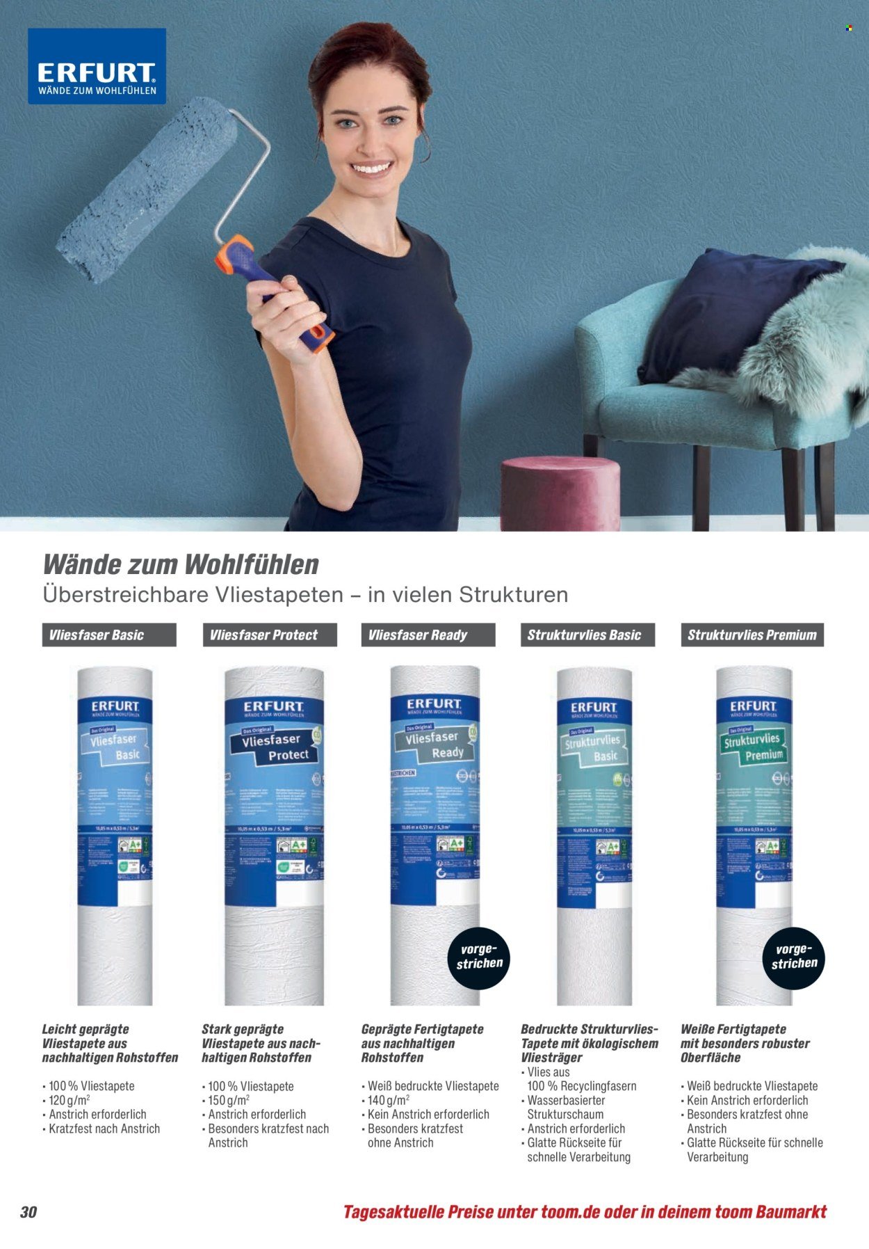 TOOM BAUMARKT Angebote - Leuchten & Tapeten