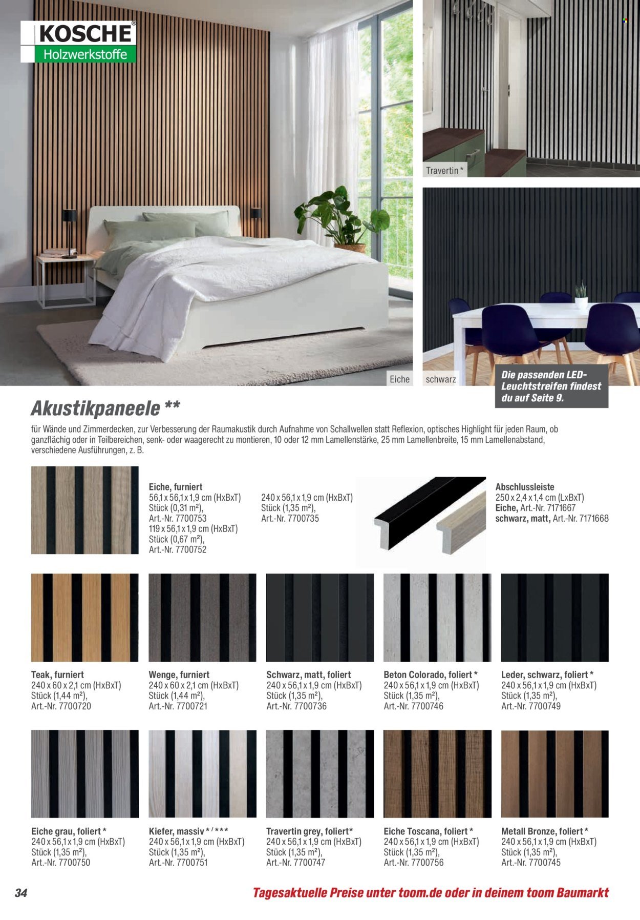 TOOM BAUMARKT Angebote - Leuchten & Tapeten