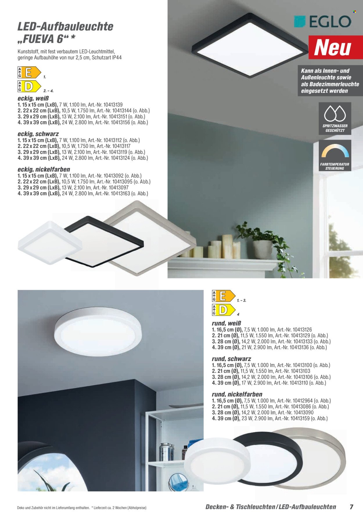 TOOM BAUMARKT Angebote - Leuchten & Tapeten