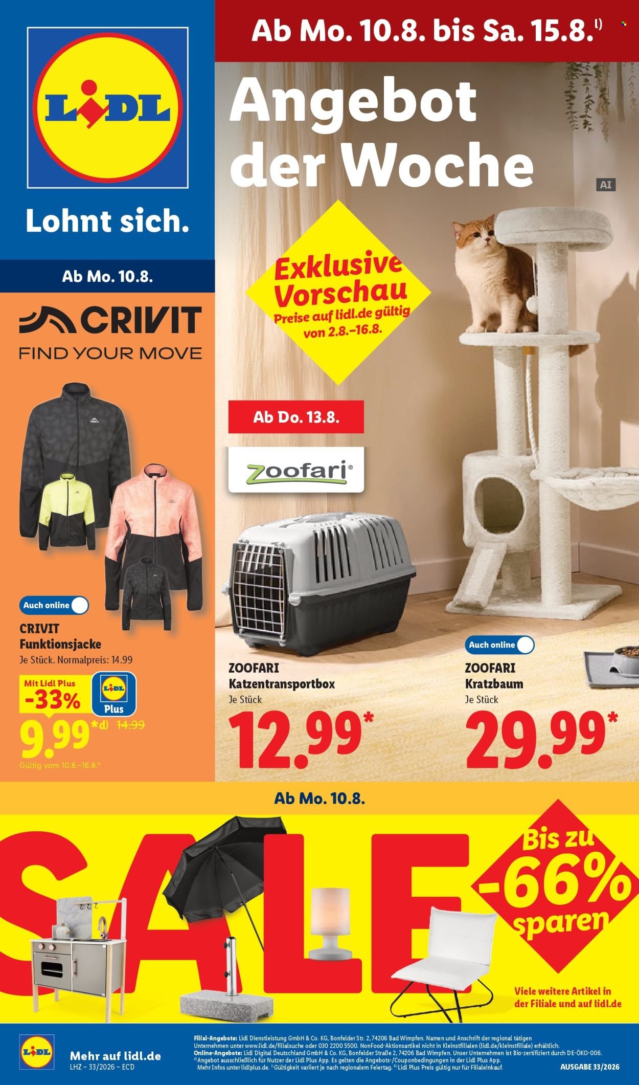 LIDL Prospekt - Ab Montag 10.08.2026