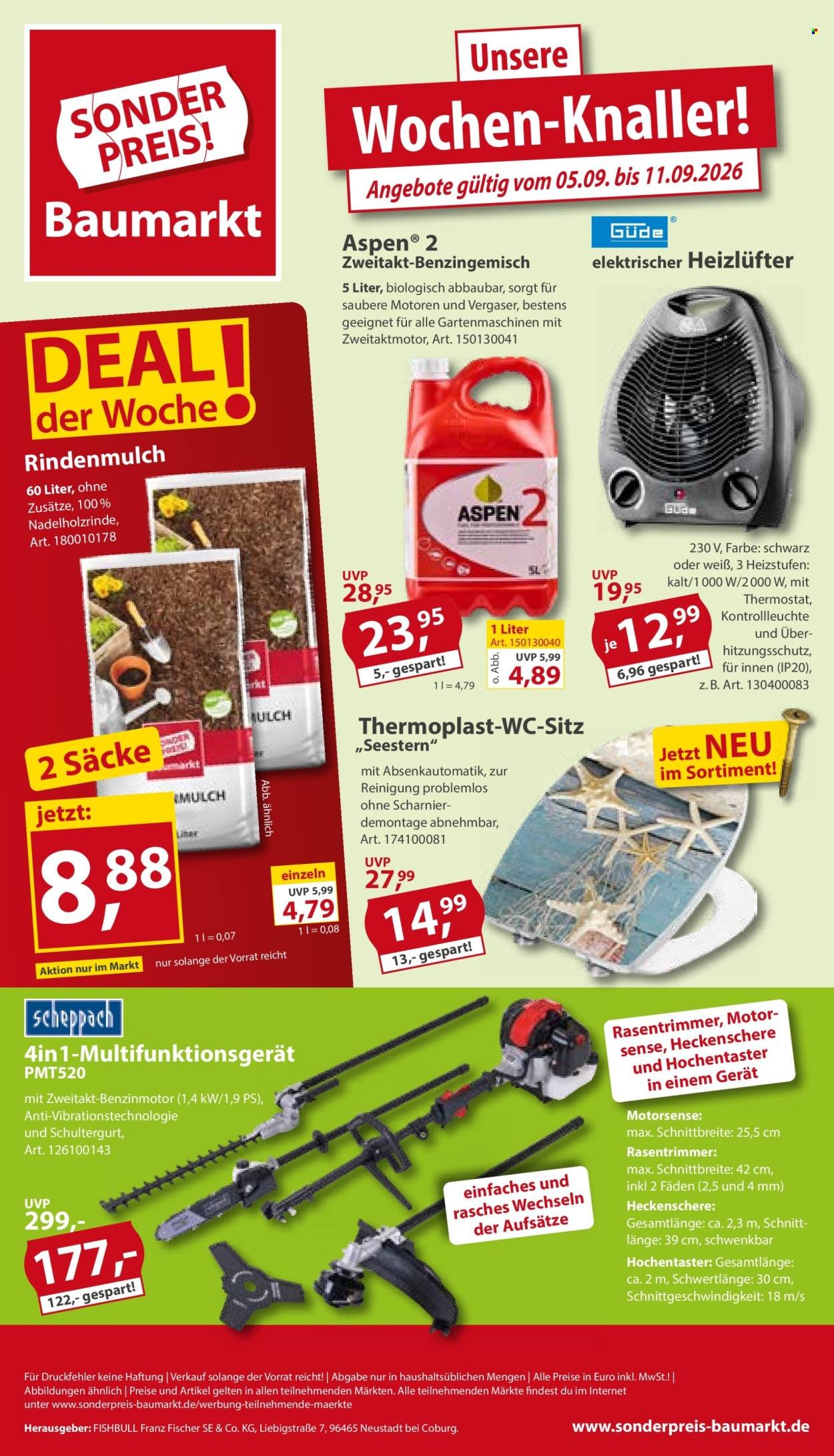 SONDERPREIS-BAUMARKT Prospekt - Ab Samstag 5.09.2026