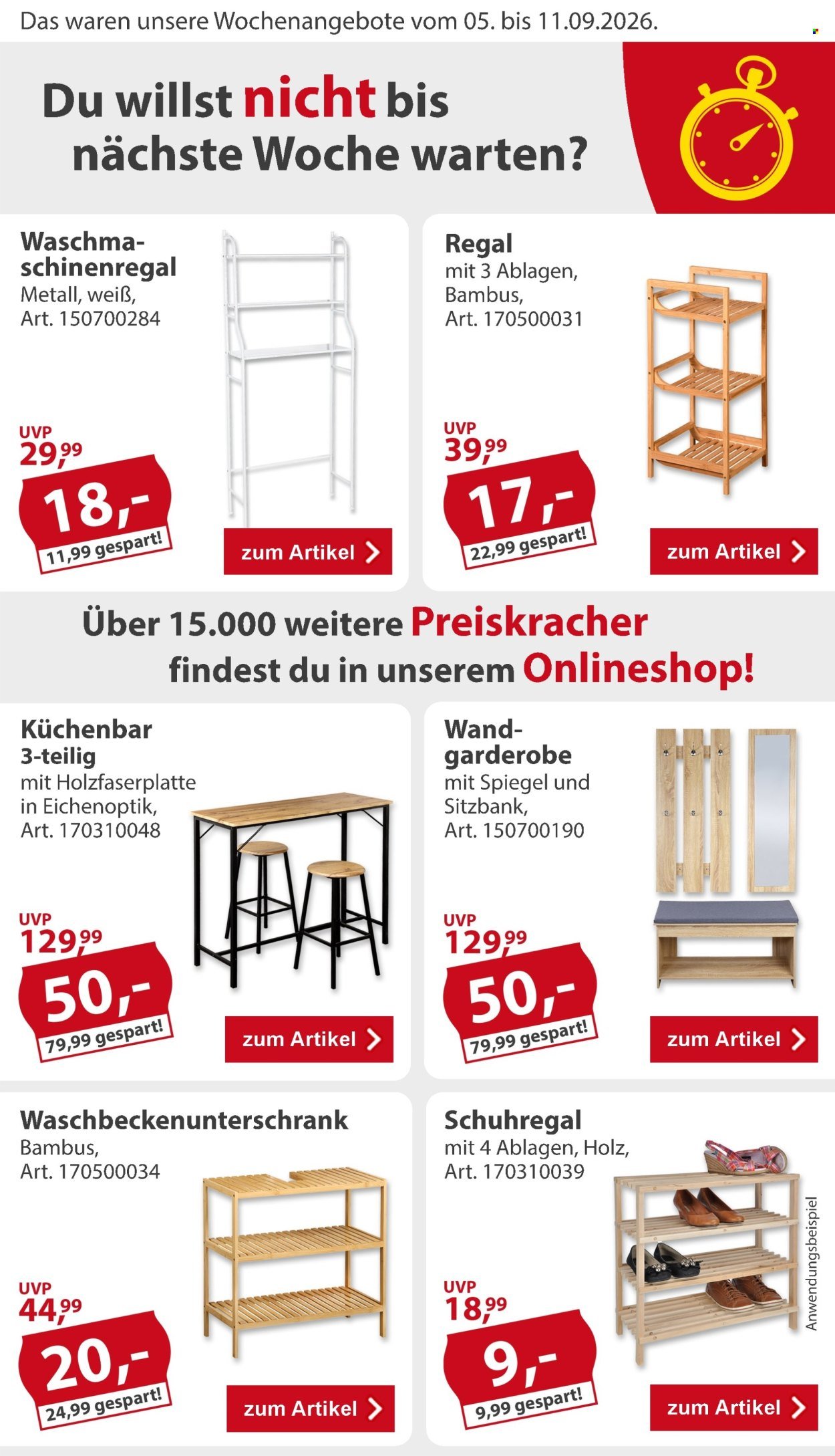 SONDERPREIS-BAUMARKT Prospekt - Ab Samstag 5.09.2026
