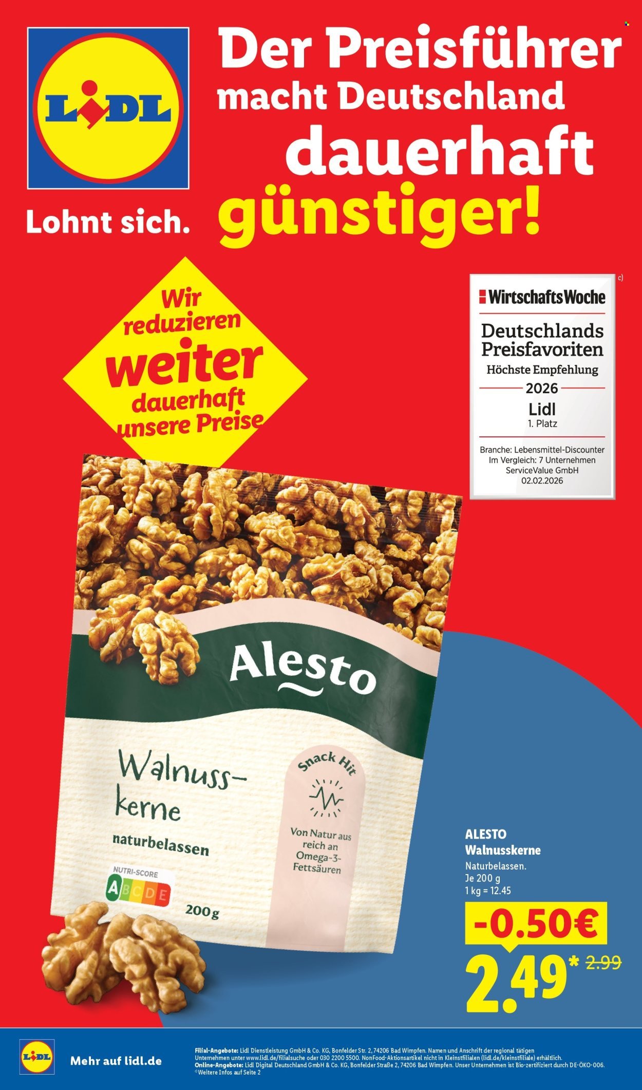 LIDL Angebote - dauerhaft günstiger! - Der Preisführer macht Deutschland
