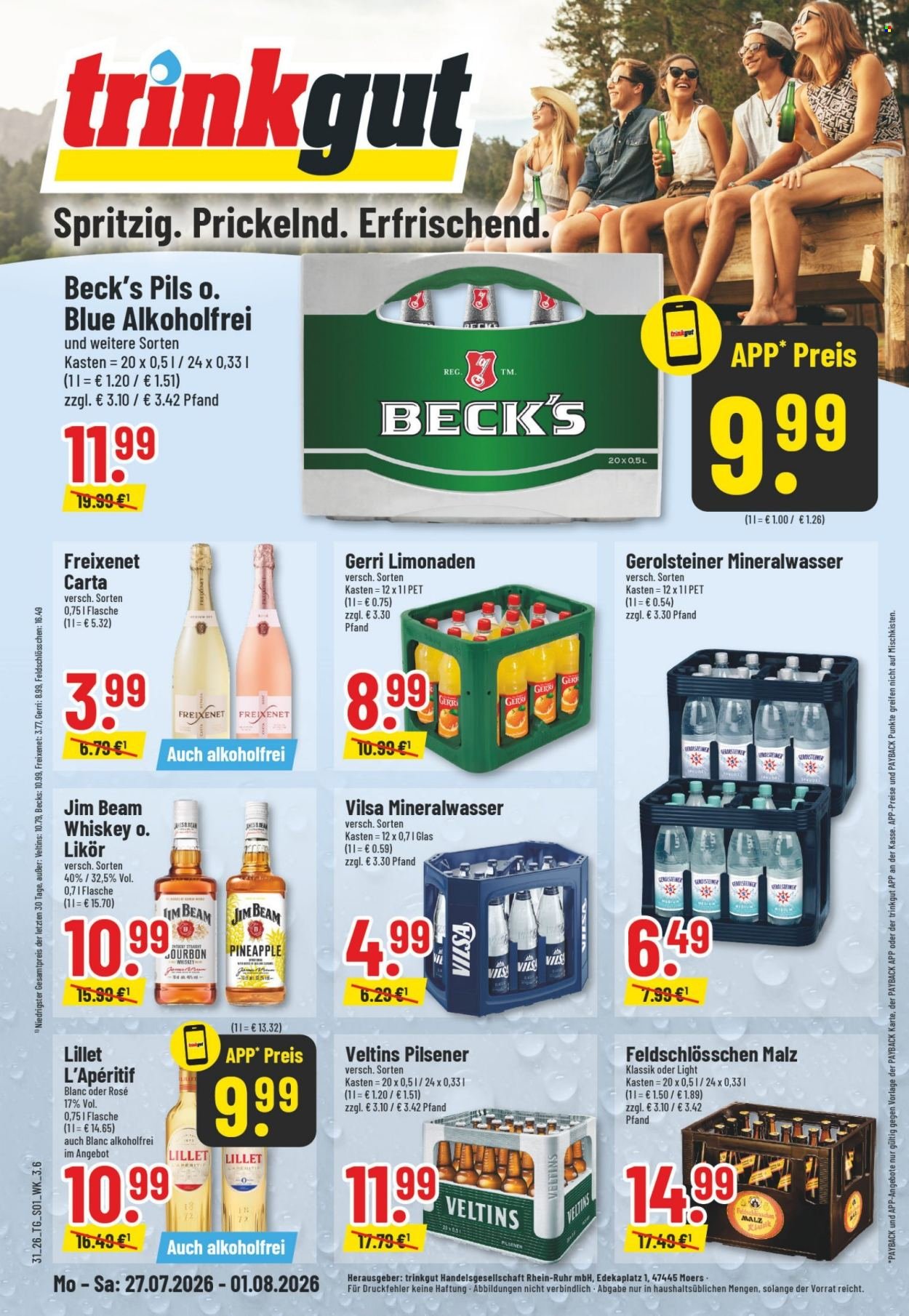 TRINKGUT Prospekt - Ab Montag 27.07.2026