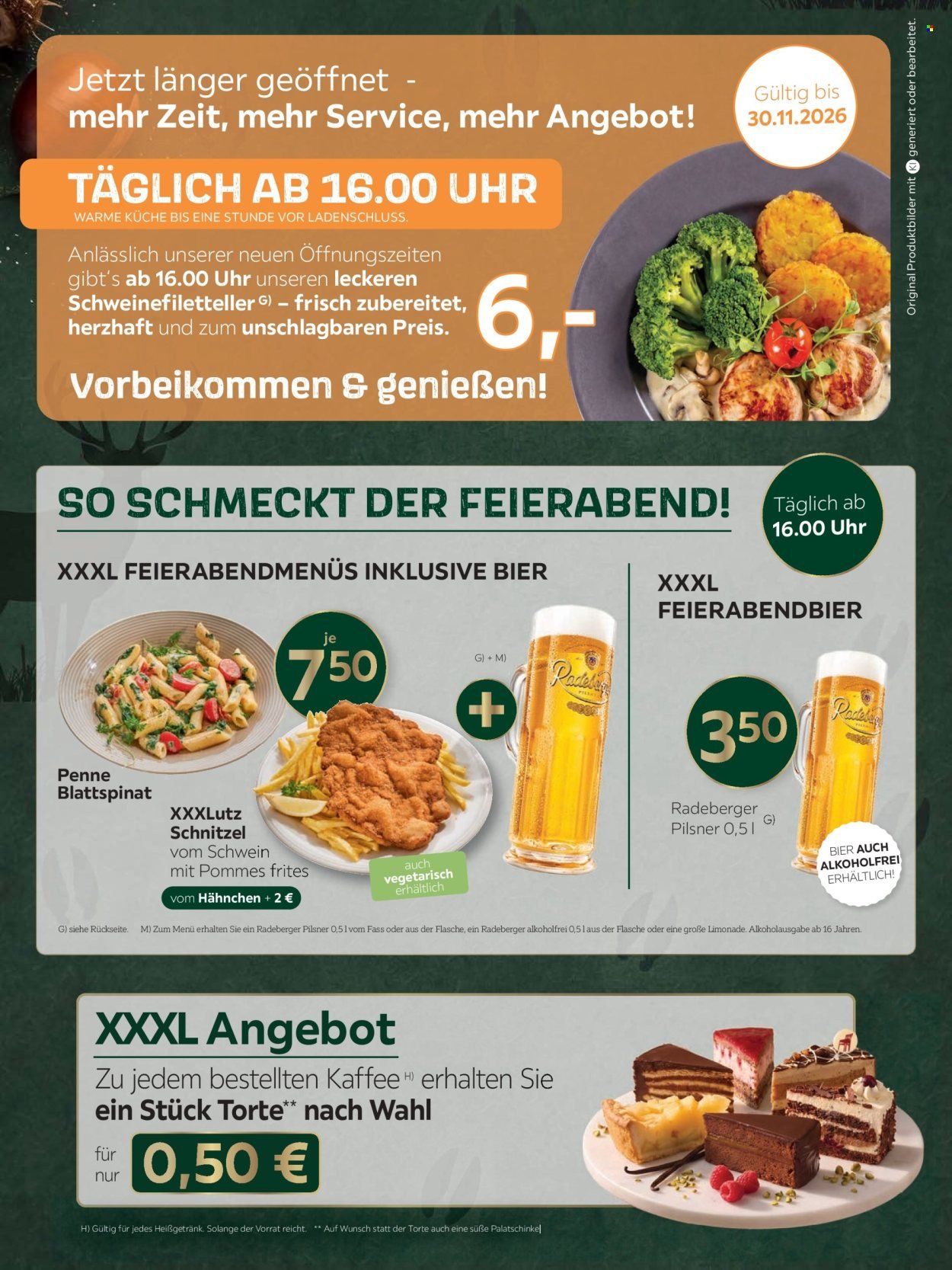 XXXLUTZ Prospekt - Restaurantgutscheine