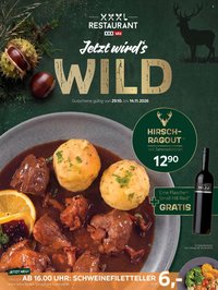 XXXLUTZ Prospekt - Restaurantgutscheine
