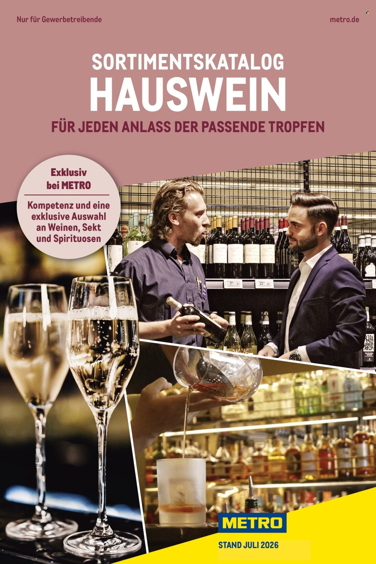 METRO Angebote - Hauswein-Katalog Sortiment