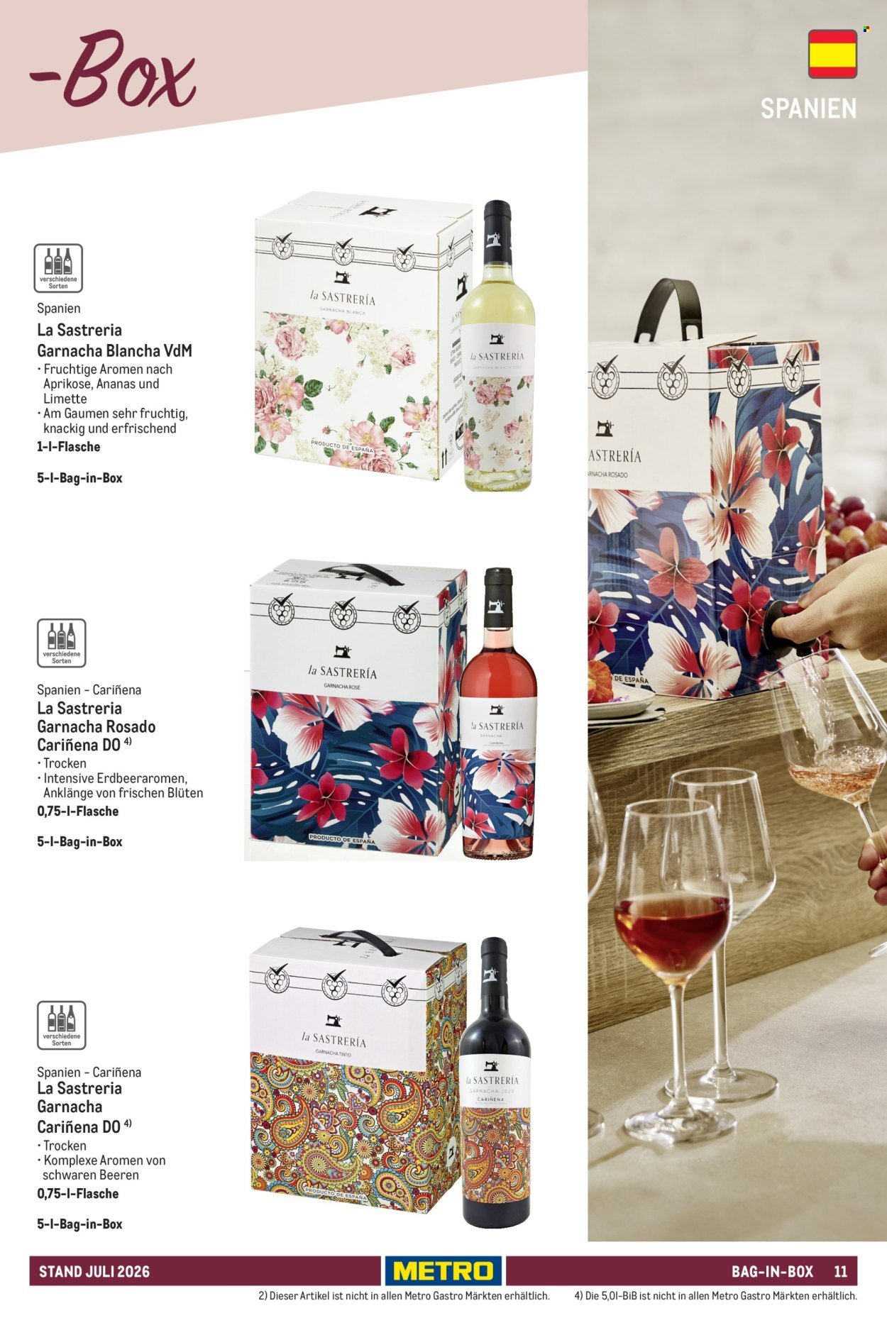 METRO Angebote - Hauswein-Katalog Sortiment