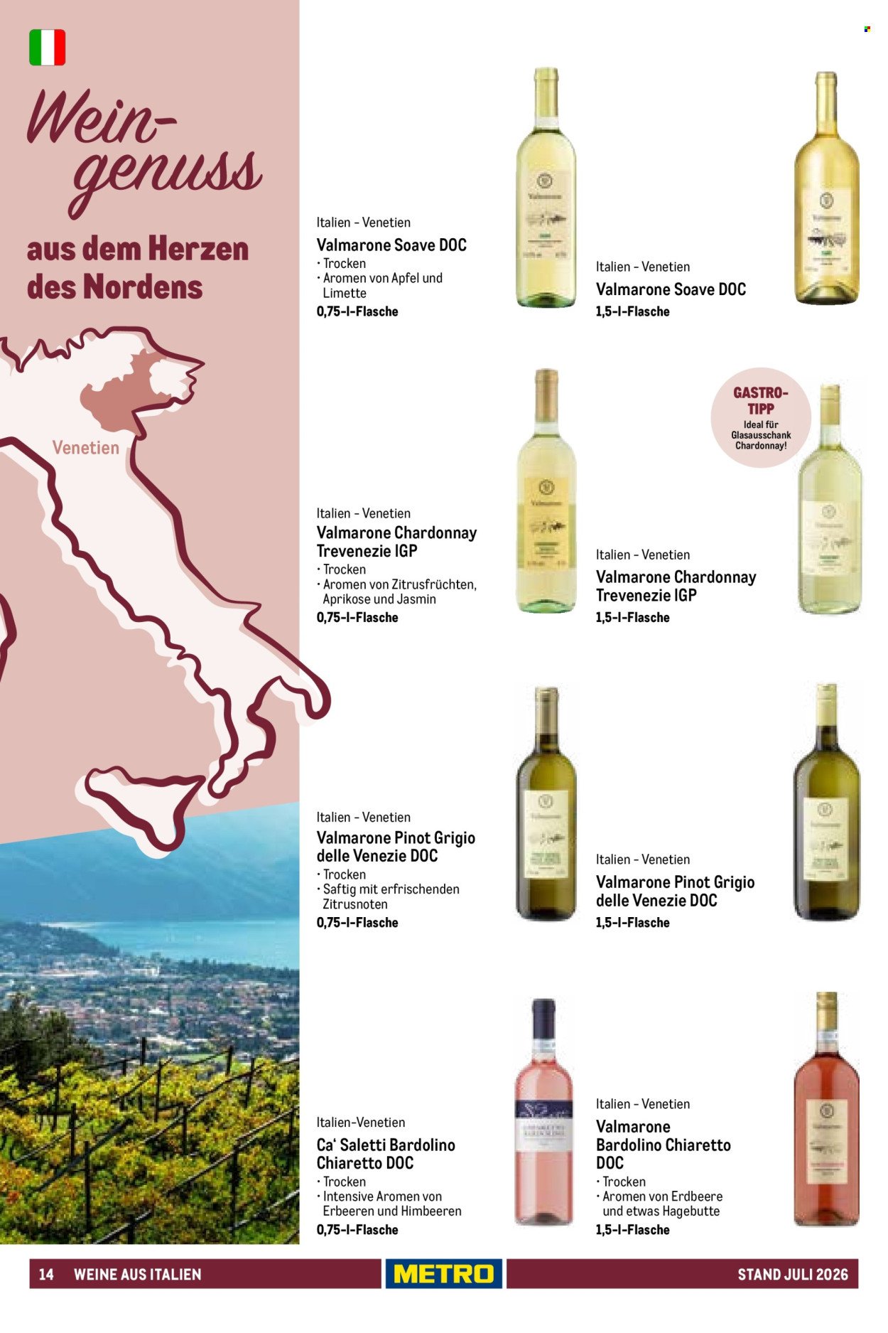 METRO Angebote - Hauswein-Katalog Sortiment