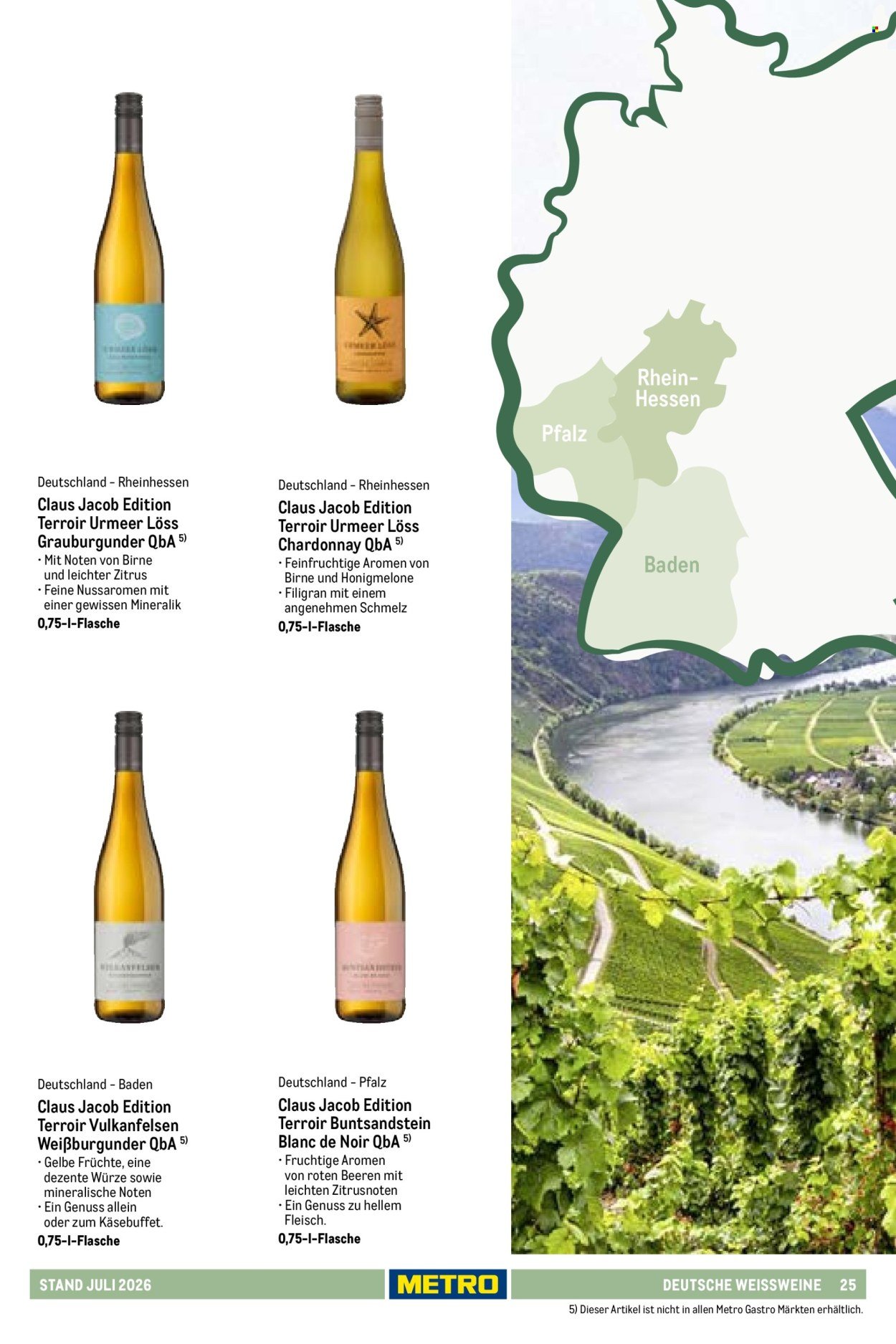 METRO Angebote - Hauswein-Katalog Sortiment
