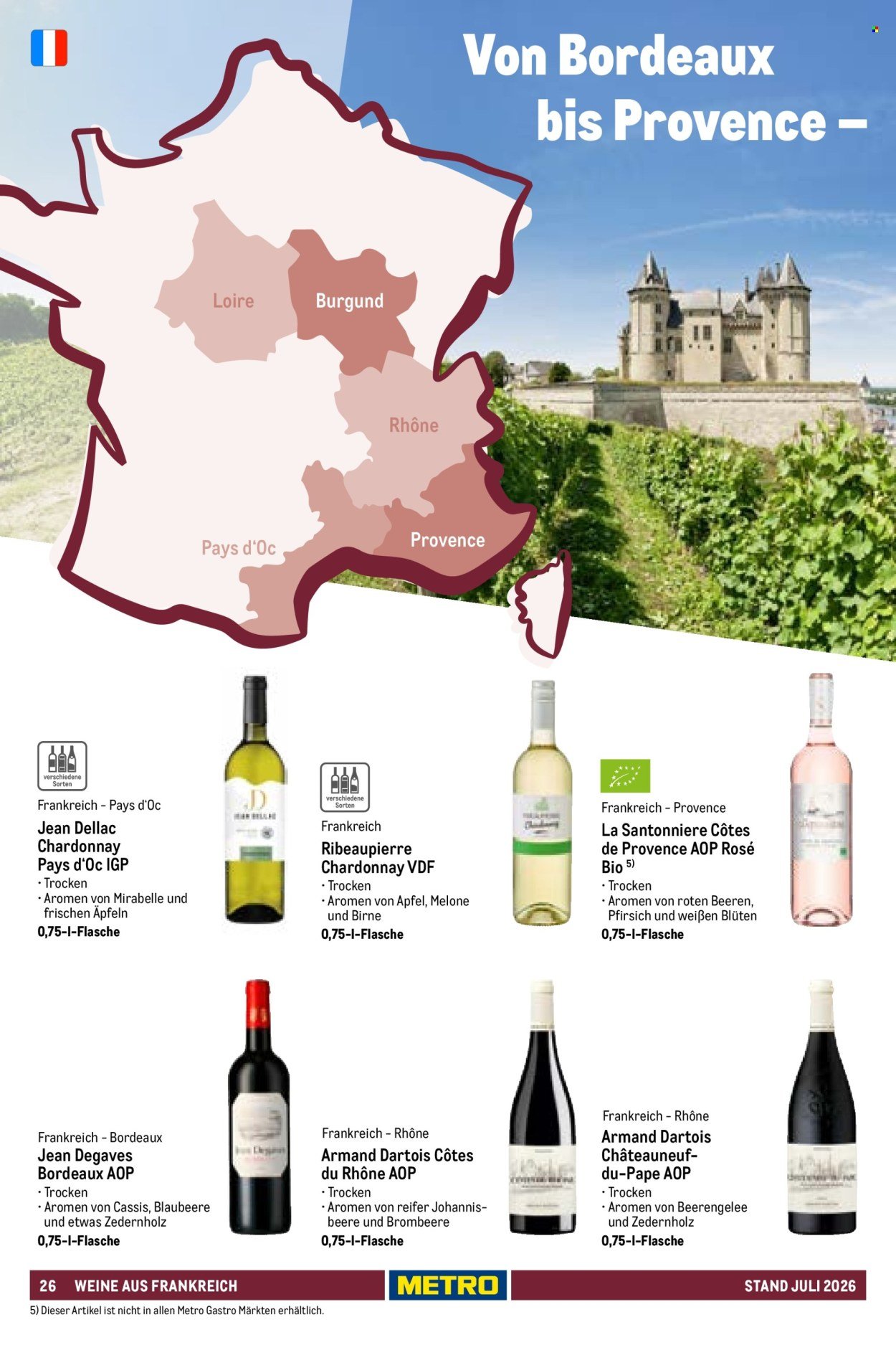 METRO Angebote - Hauswein-Katalog Sortiment