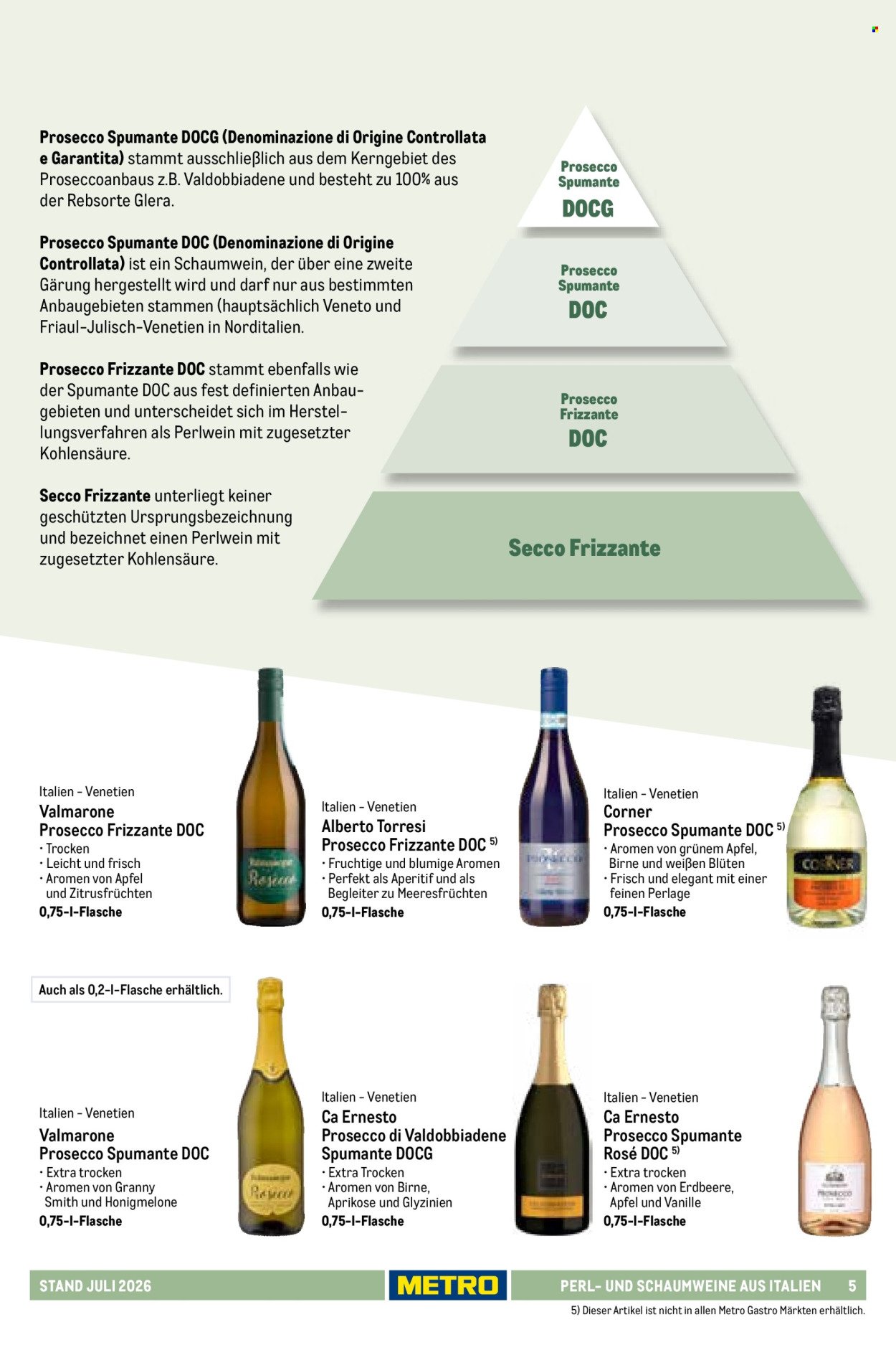 METRO Angebote - Hauswein-Katalog Sortiment