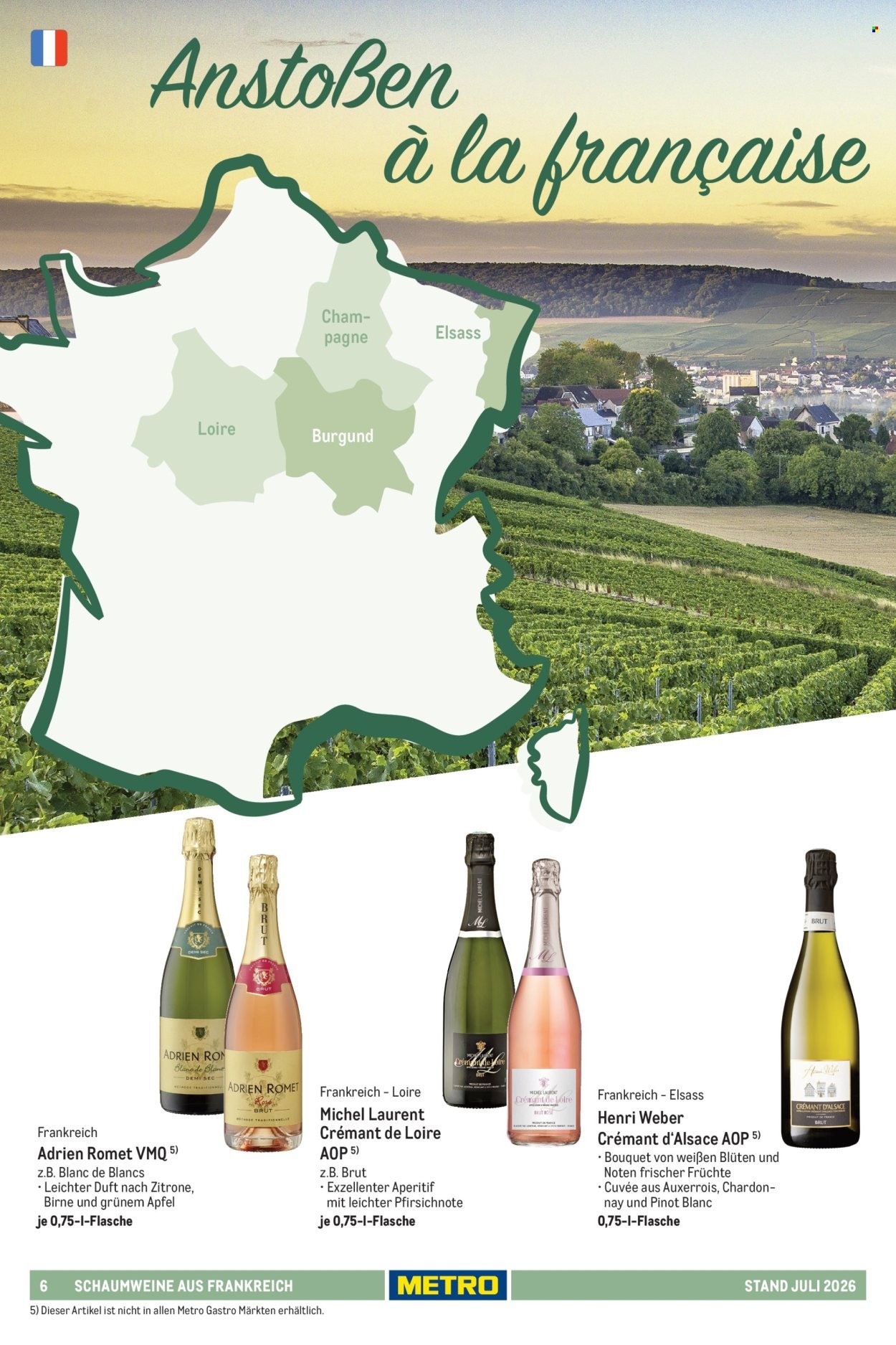 METRO Angebote - Hauswein-Katalog Sortiment