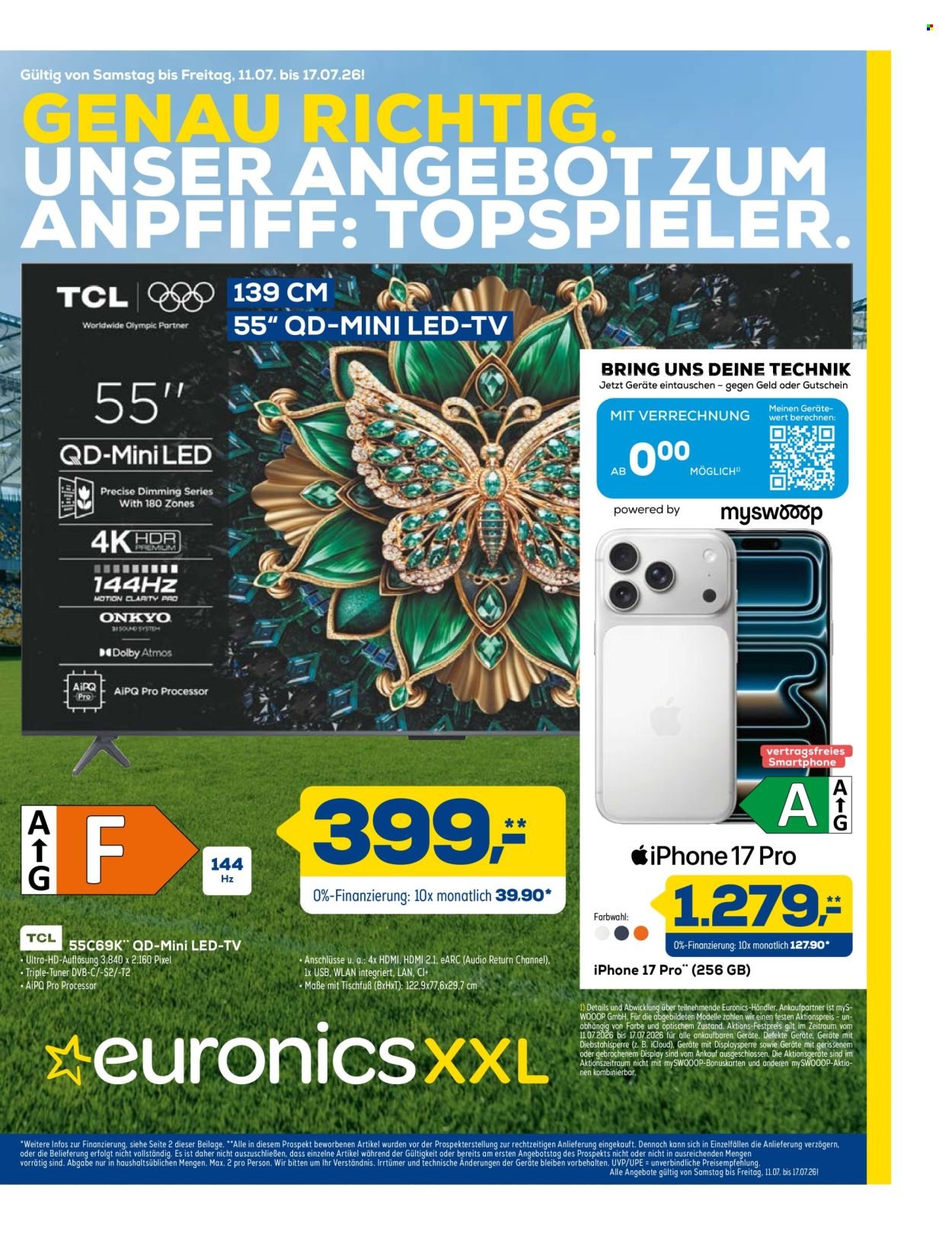 EURONICS Prospekt - Ab Samstag 11.07.2026