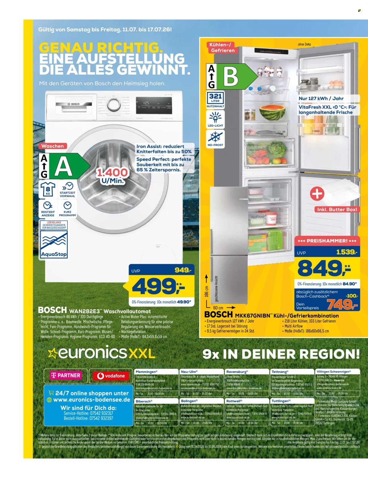 EURONICS Prospekt - Ab Samstag 11.07.2026