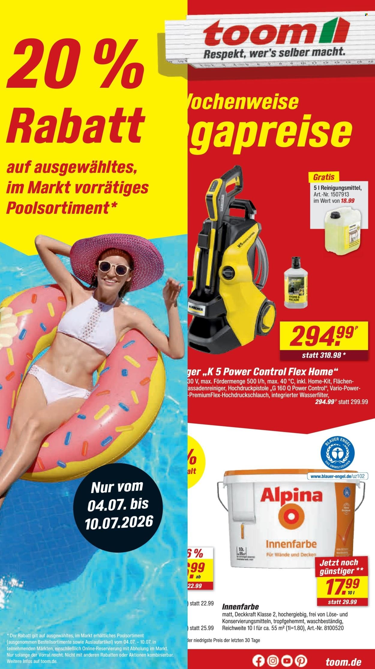TOOM BAUMARKT Prospekt - Ab Samstag 4.07.2026