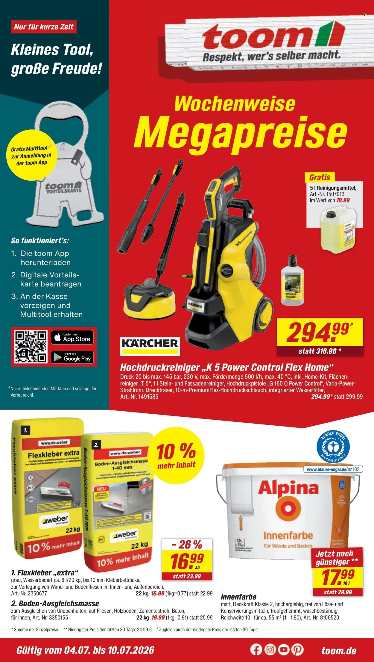 TOOM BAUMARKT Prospekt - Ab Samstag 4.07.2026