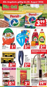 MÄC-GEIZ Prospekt - Ab Montag 10.08.2026