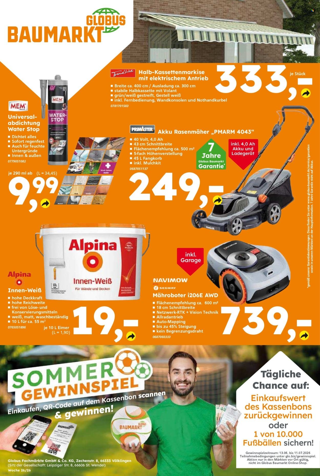 GLOBUS BAUMARKT Prospekt - Ab Montag 22.06.2026