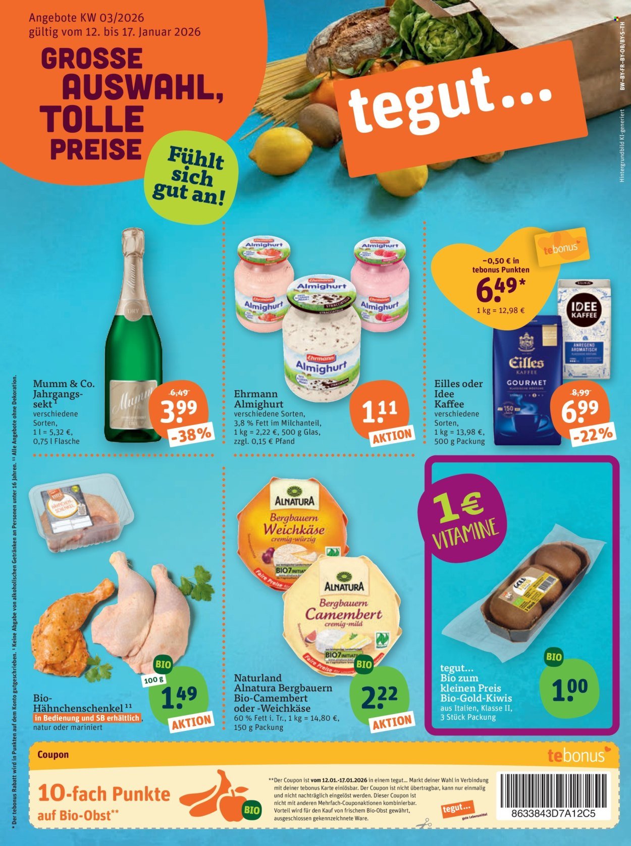 TEGUT... Prospekt - Ab Montag 12.01.2026