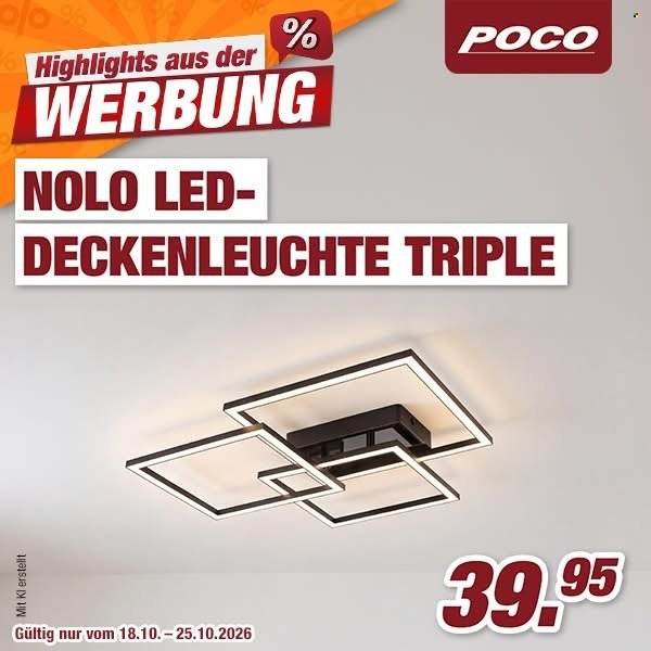 POCO Prospekt - Ab Sonntag 18.10.2026