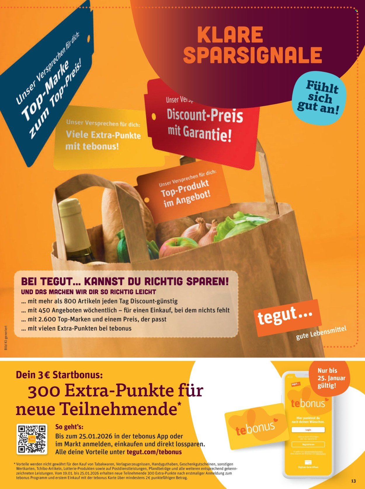 TEGUT... Prospekt - Ab Montag 19.01.2026