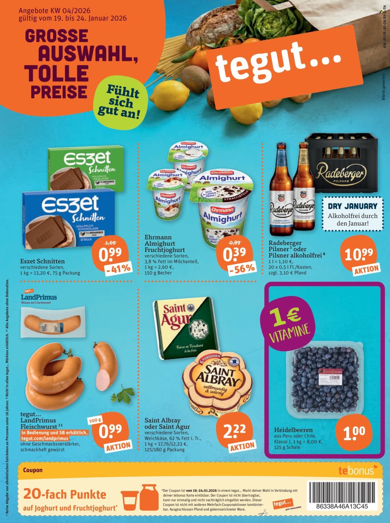 TEGUT... Prospekt - Ab Montag 19.01.2026