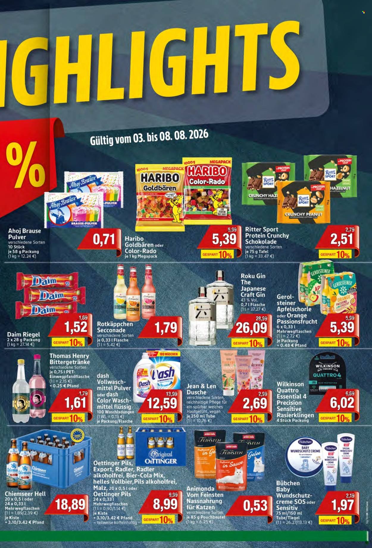 MARKTKAUF Prospekt - Ab Montag 3.08.2026