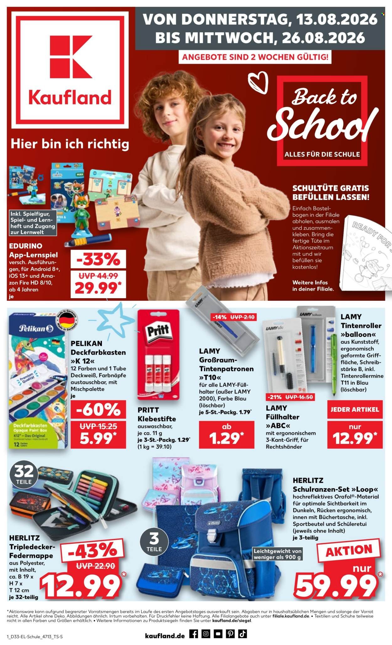 KAUFLAND Prospekt - Ab Donnerstag 13.08.2026